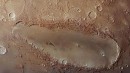 La misteriosa forma de un cráter de Marte deja perplejos a los científicos 