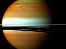 La sonda Cassini documenta el desarrollo de una tormenta gigante en Saturno