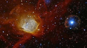 Una burbuja celestial intriga a los astrónomos