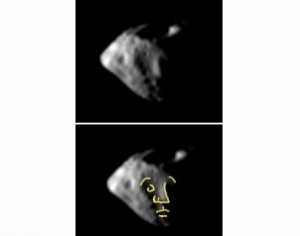 Muestran rostro humano en un asteroide