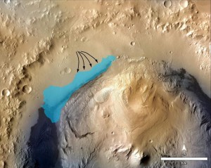 Evidencias de un Antìguo Lago de Agua dulce en Marte
