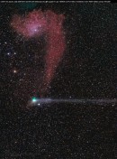 Captan una impresionante imagen del cometa Jacques aproximándose a la Tierra