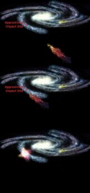 Una Masiva Nube de Gas Colisionará Contra Nuestra Galaxia