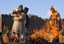 Año nuevo aymara 5517 en milenaria ciudadela de Tiwanaku