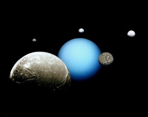 Cuatro Lunas de Urano Chocarán Entre Sí